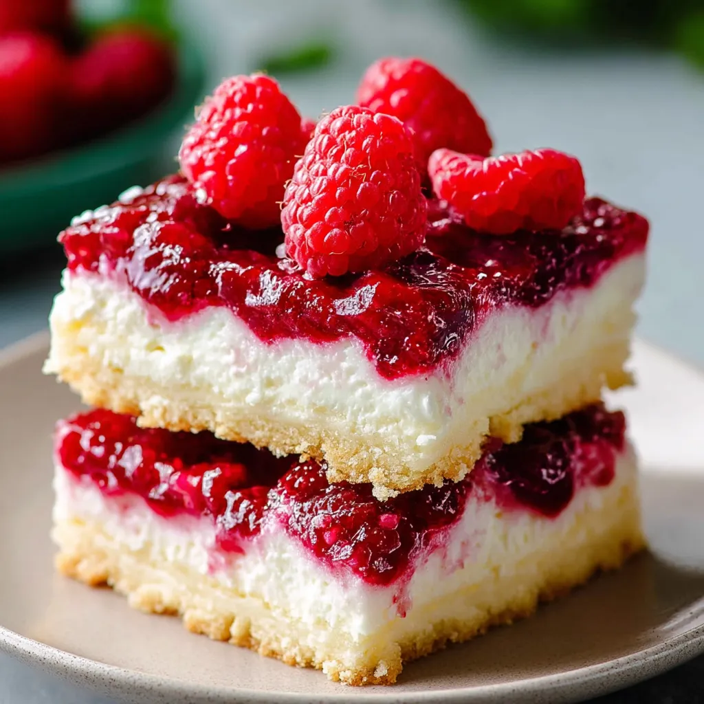 Raspberry Cream Cheese Bars