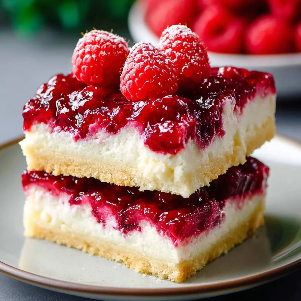 Raspberry Cream Cheese Bars