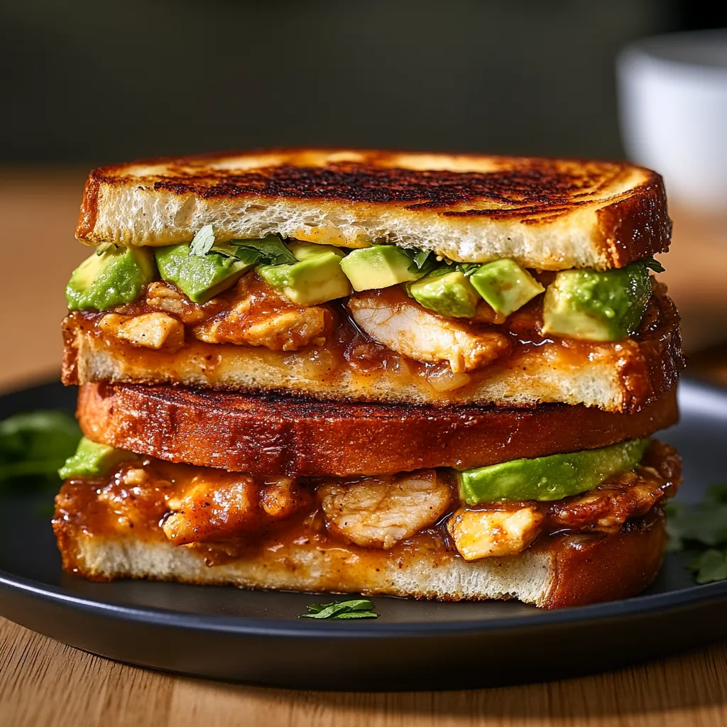 Chipotle Chicken Avocado Melt