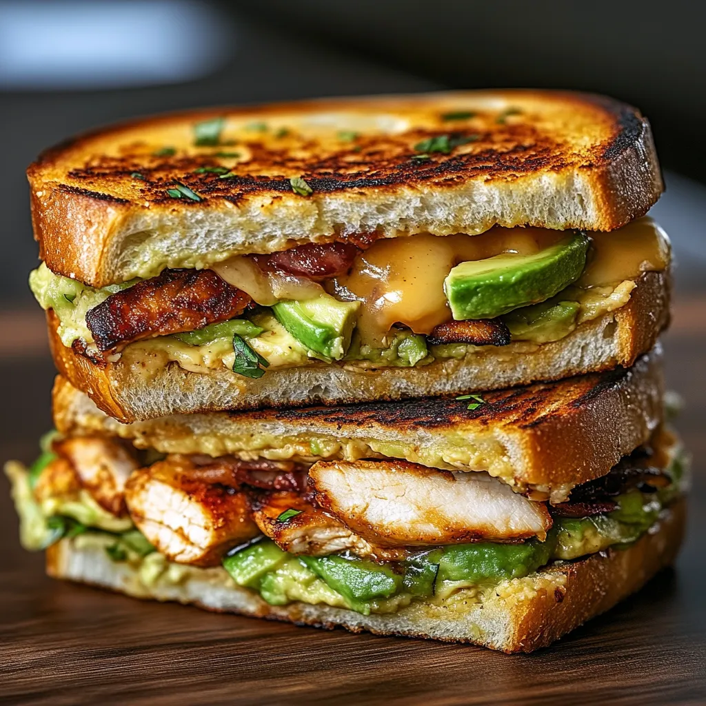Chipotle Chicken Avocado Melt