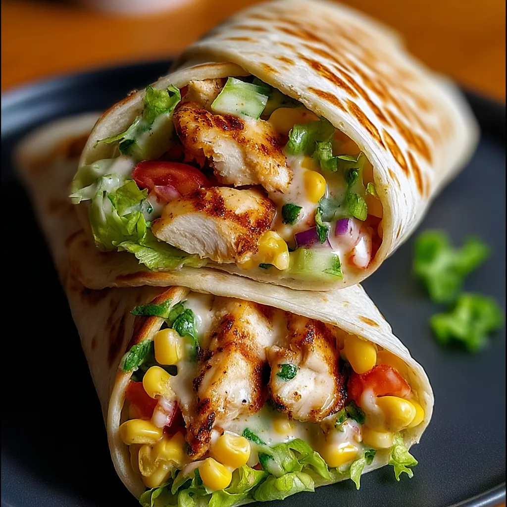 Southwest Grilled Chicken Wraps – Easy Dinner Recipe