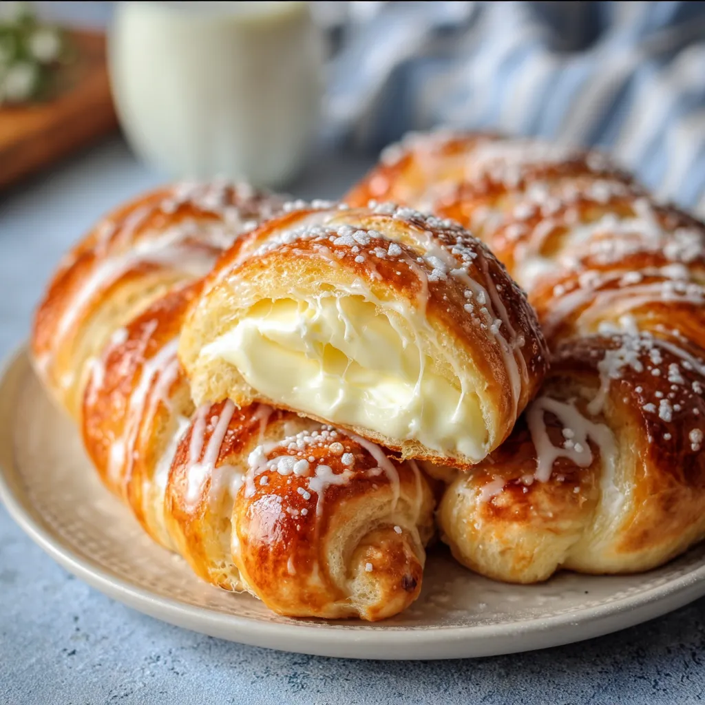 Polish Sweet Cheese Rolls