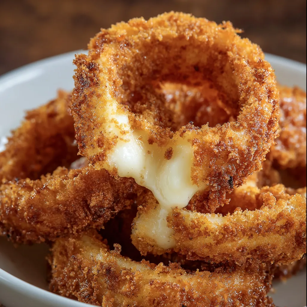 Cheesy Onion Rings