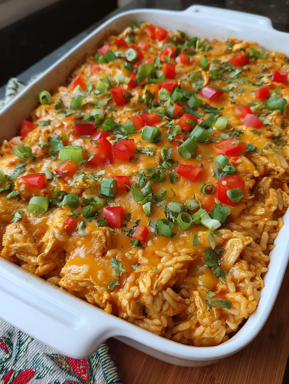 Fajita Chicken Casserole Bake