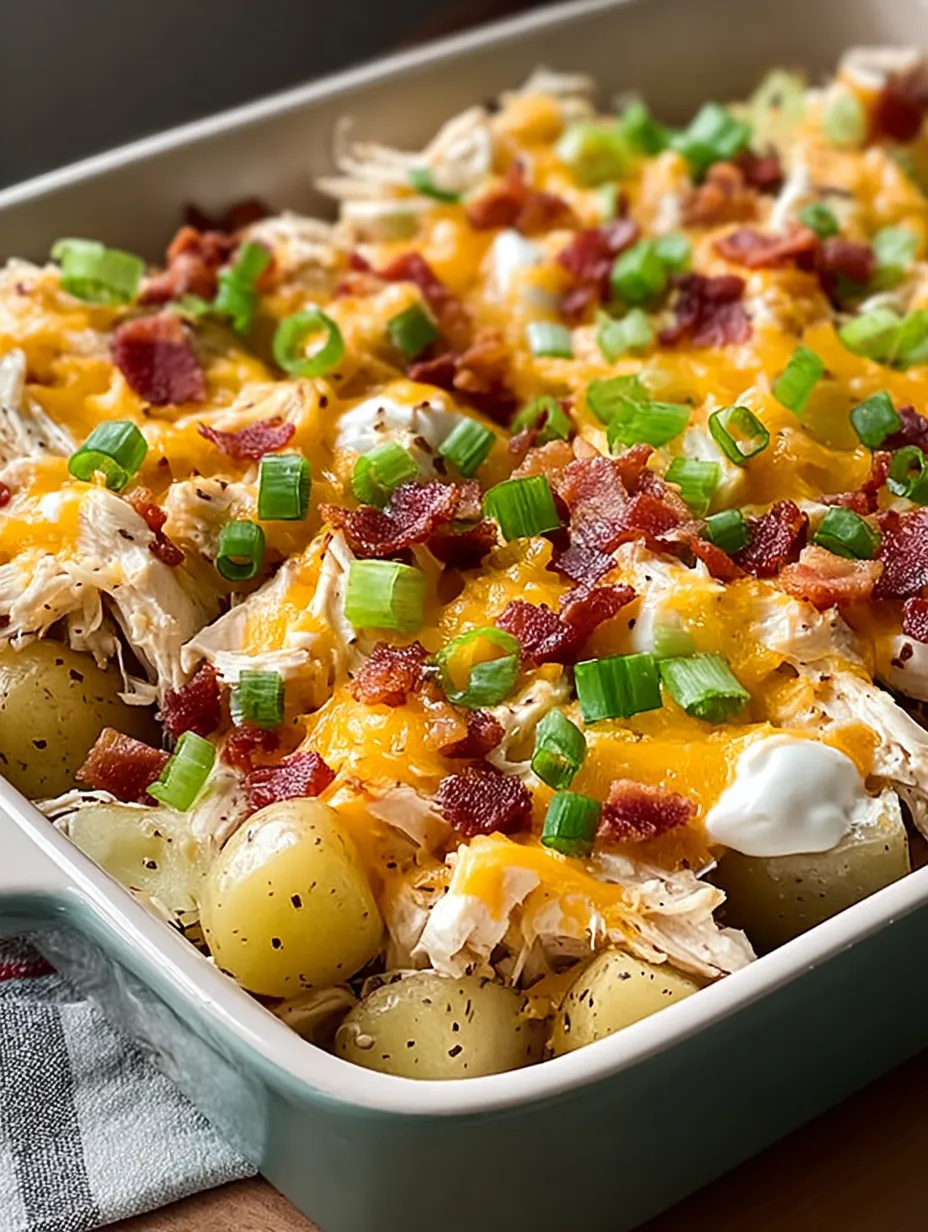 Loaded Baked Potato Chicken Casserole