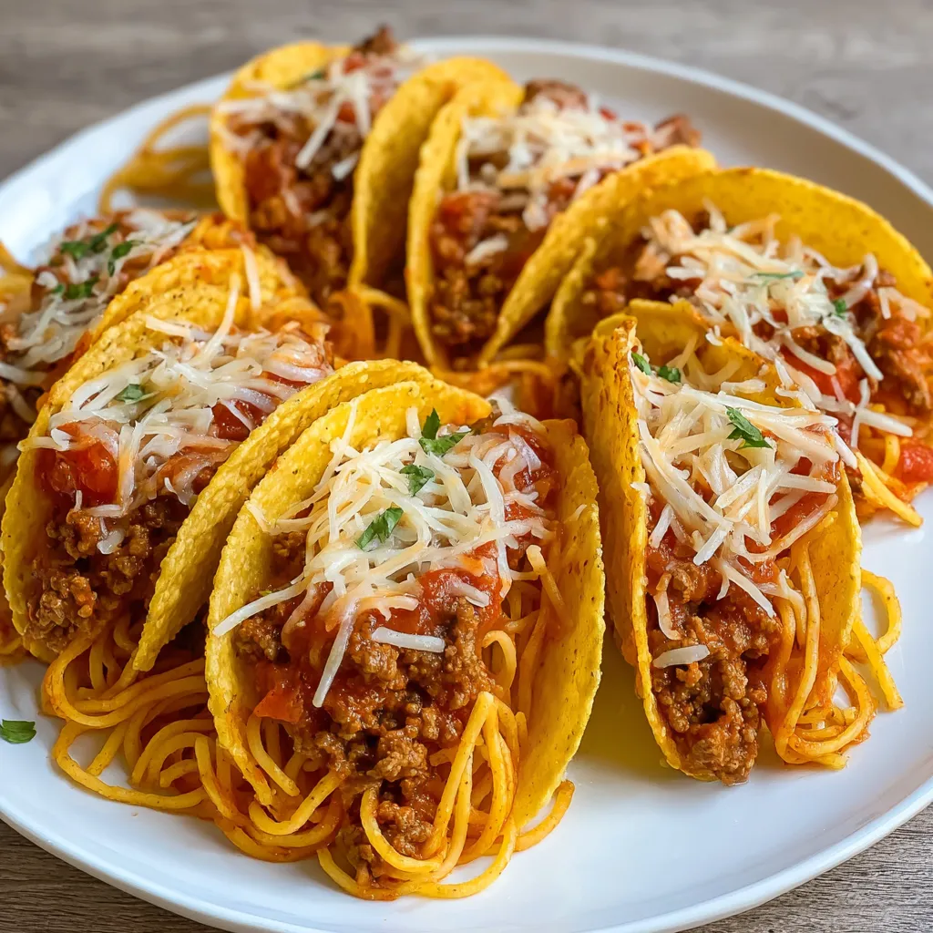 Spaghetti Tacos