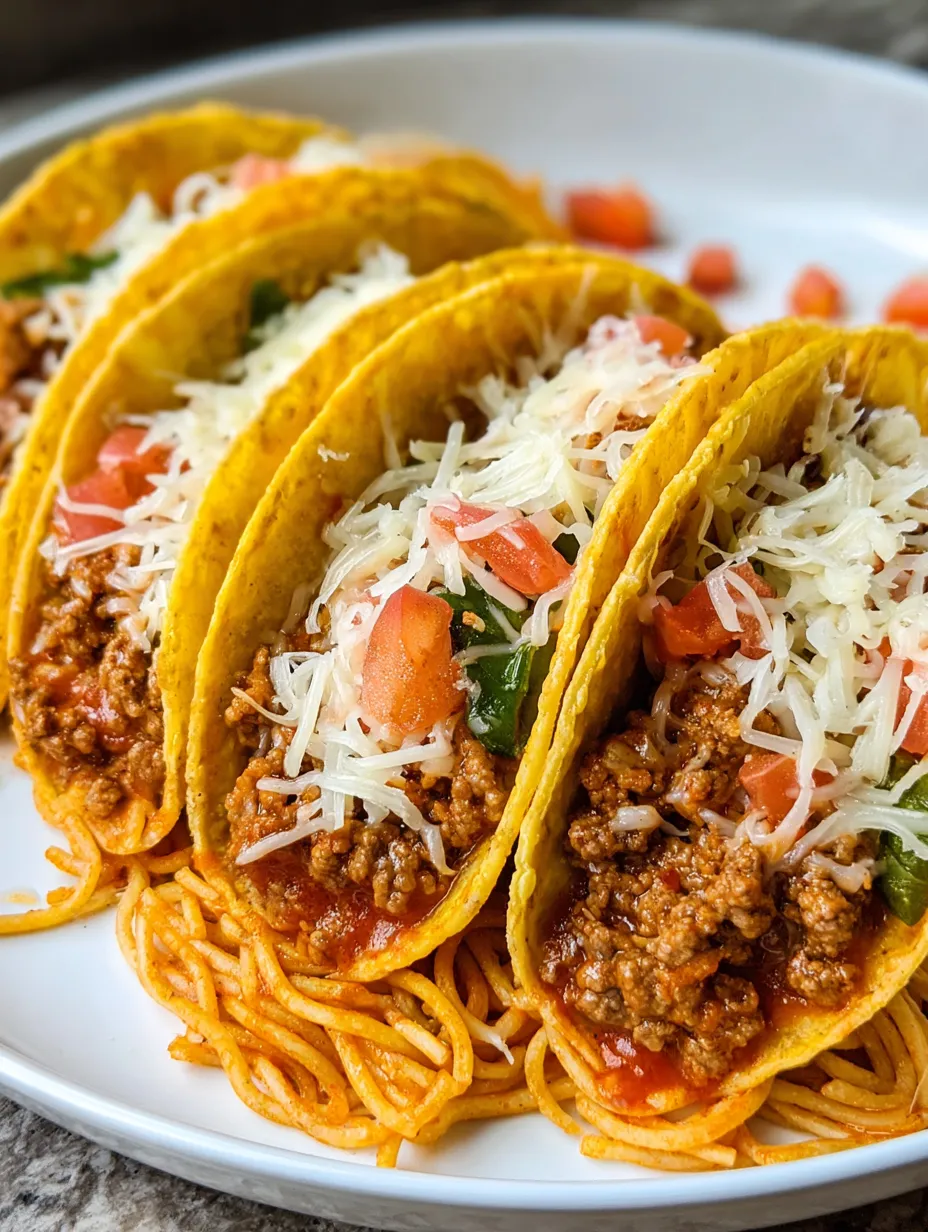 Spaghetti Tacos