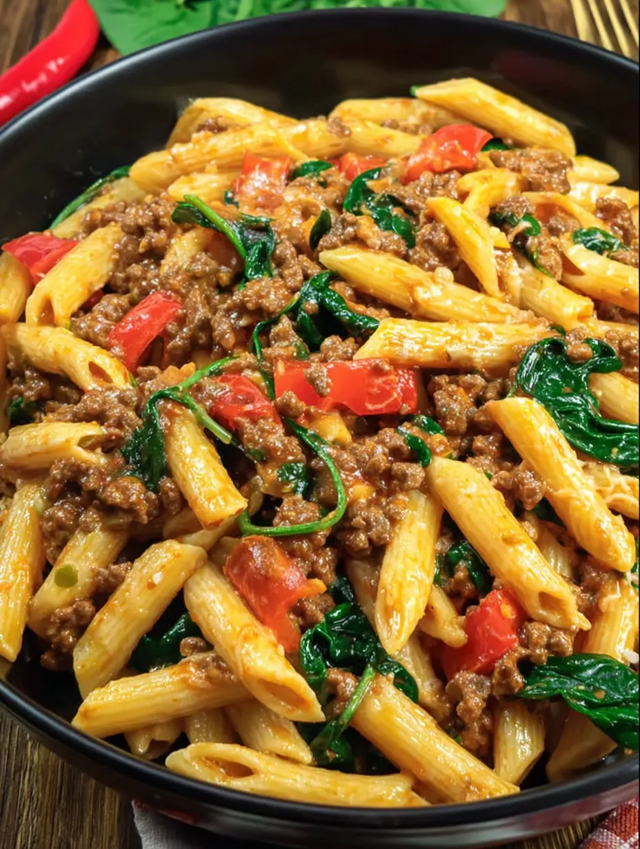 Pasta and Minced Beef Pan