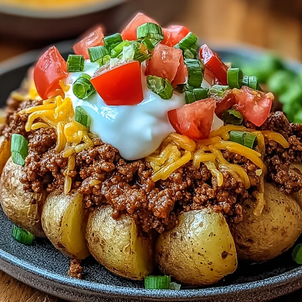 Taco Loaded Baked Potatoes