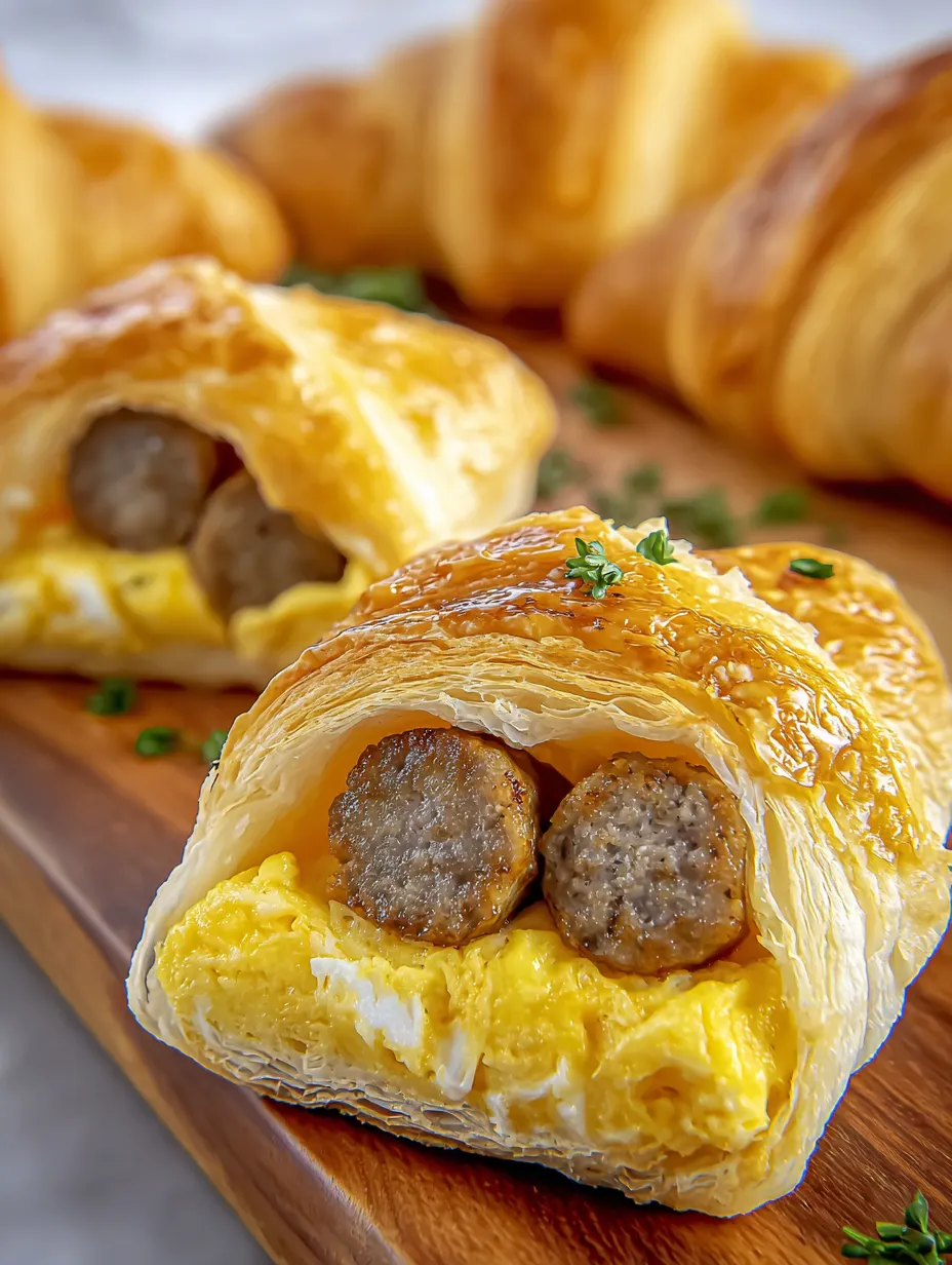 Breakfast Crescent Rolls