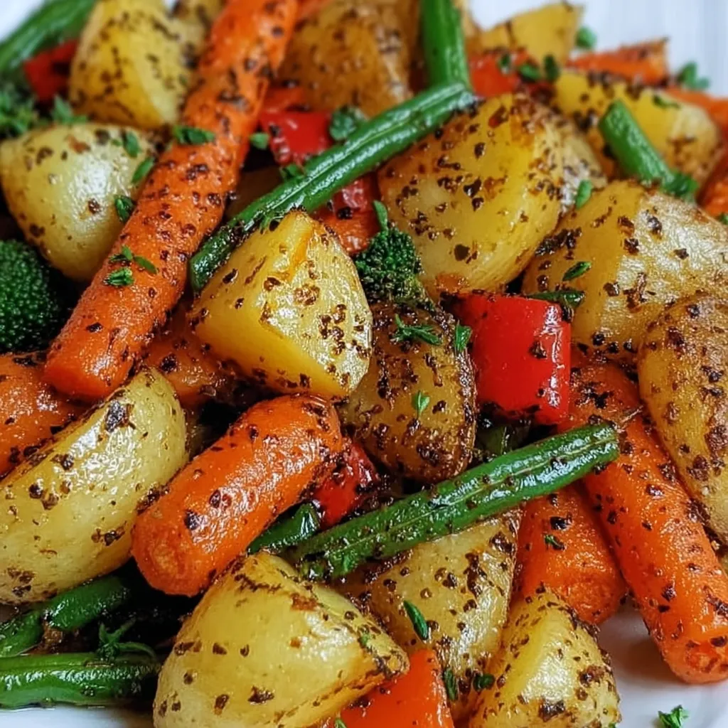 Garlic Herb Roasted Veggies