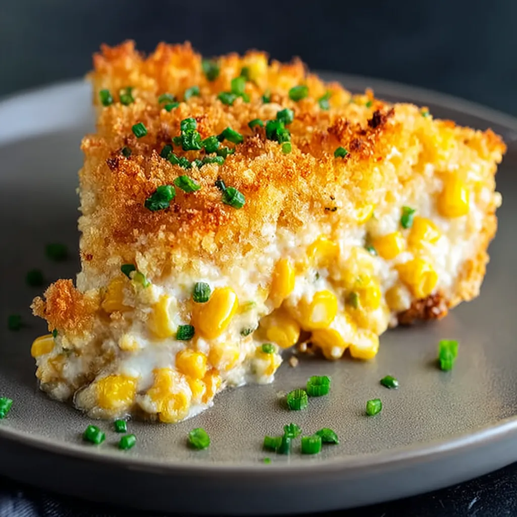 Cheddar Sweet Corn Pie