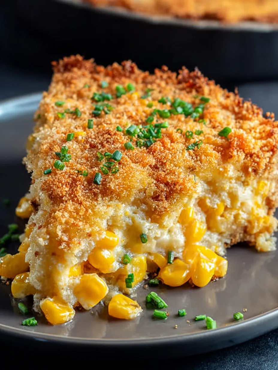 Cheddar Sweet Corn Pie