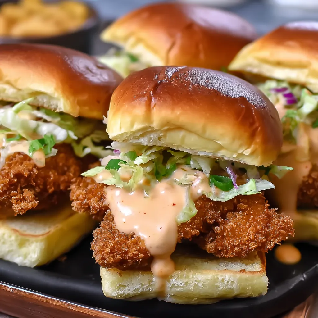 Bang Bang Chicken Sliders