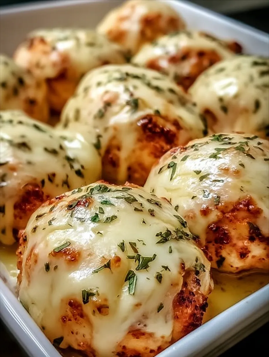 Melted Mozzarella And Ranch Chicken Bombs