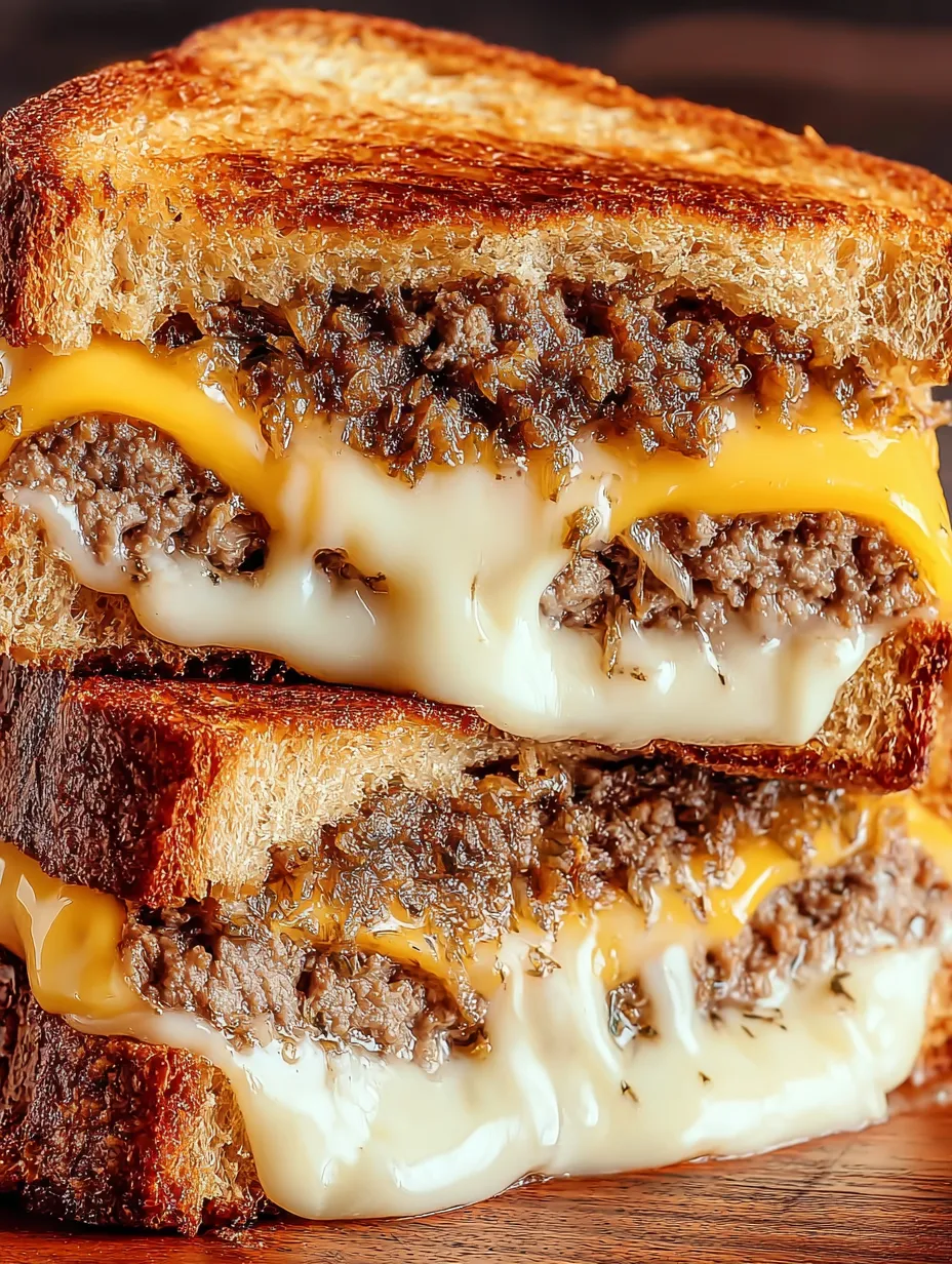 Cheesy Patty Melts with Special Sauce