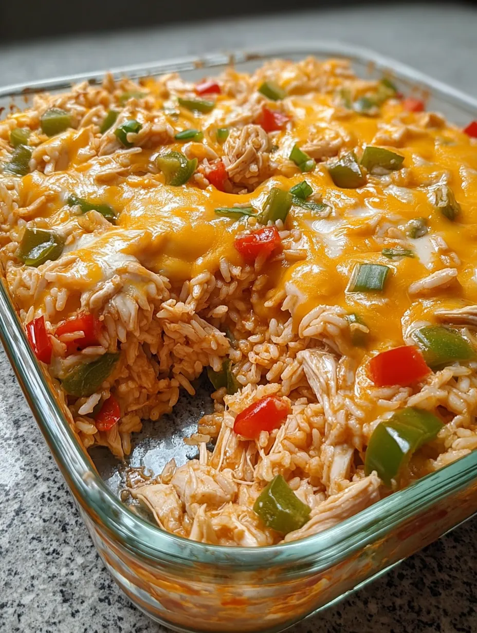 Fajita Chicken Casserole Bake