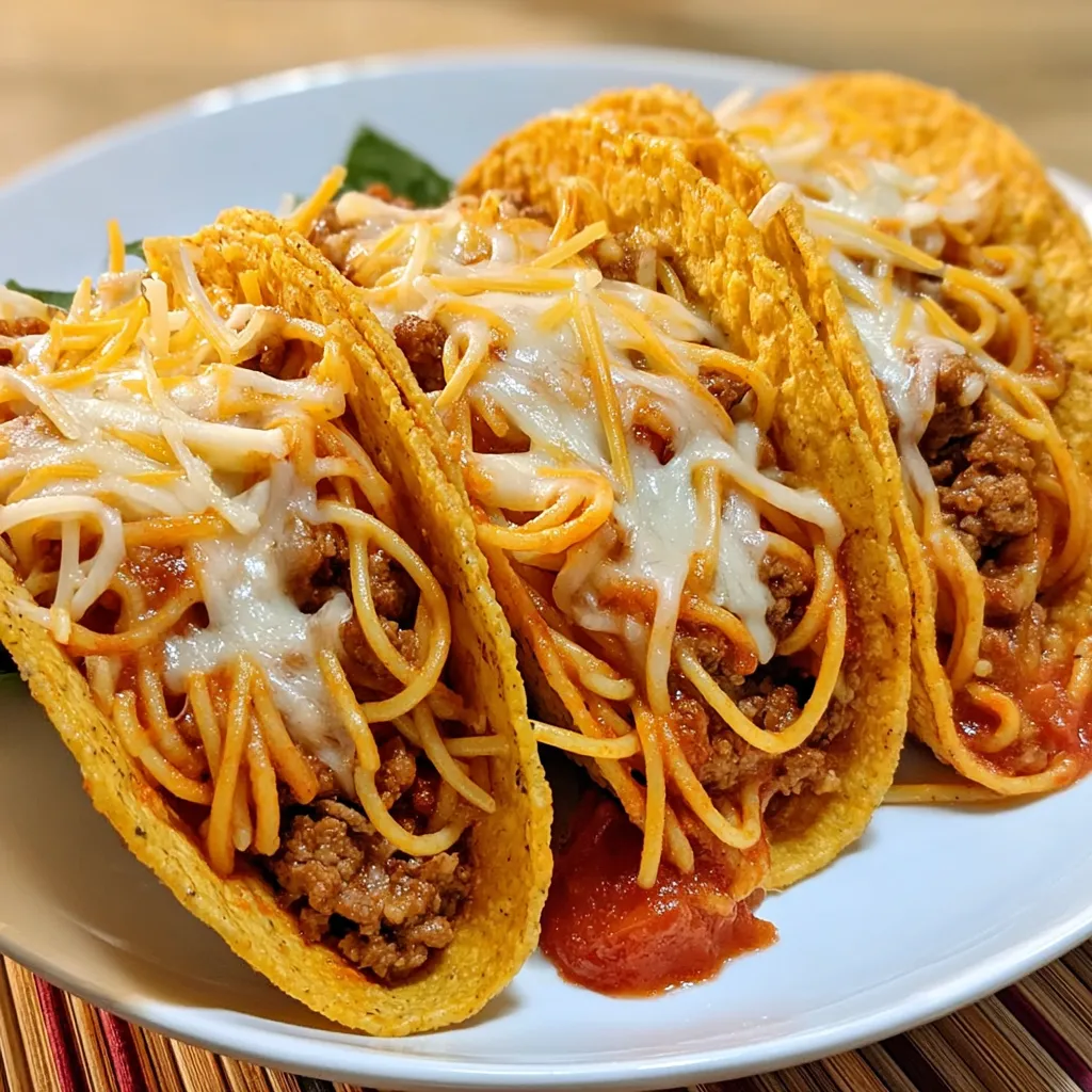 Spaghetti Tacos