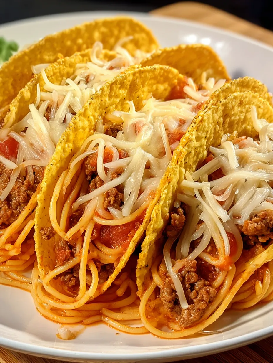 Spaghetti Tacos