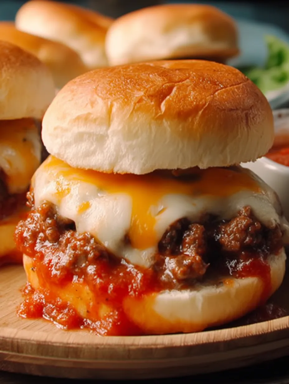 Old School Pizza Burgers