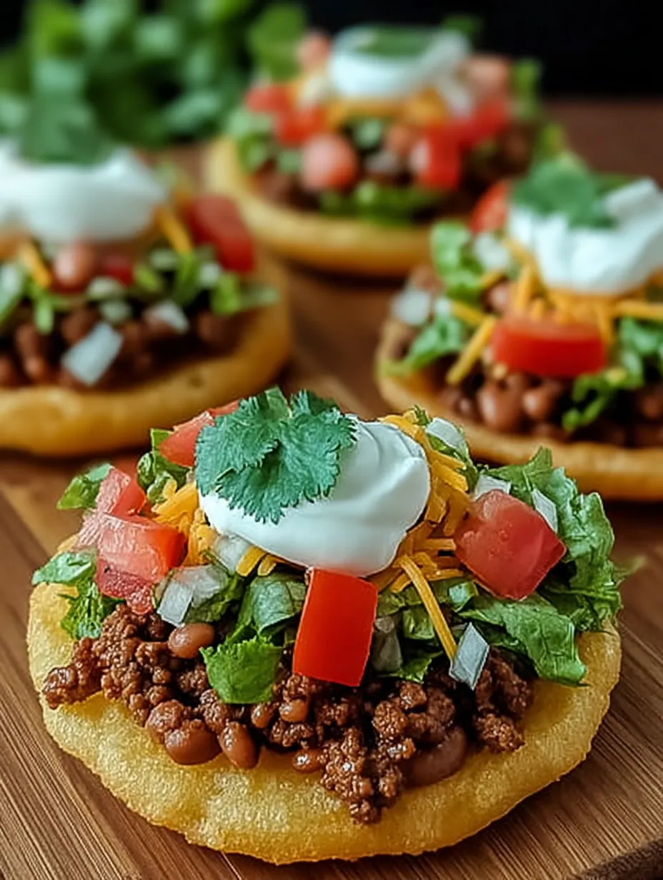 Soft and Fluffy Indian Fry Bread Tacos