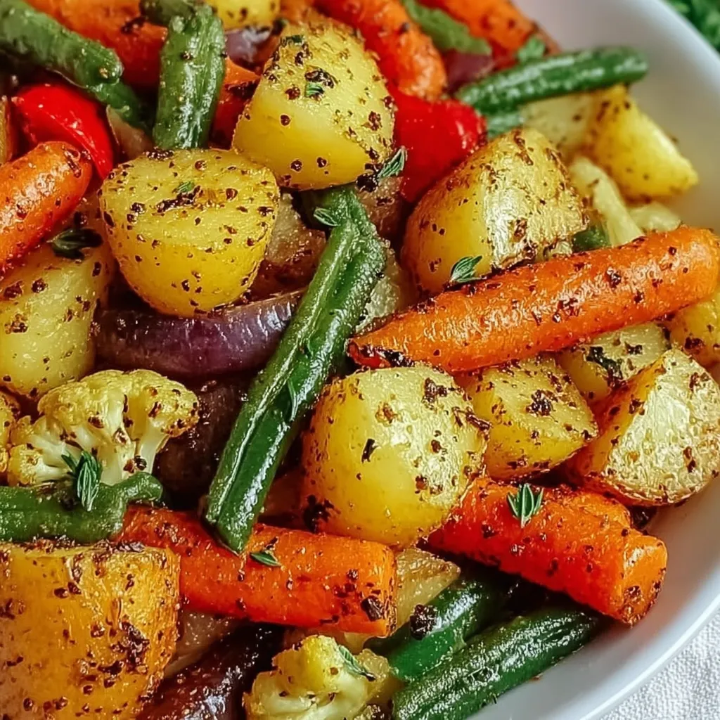 Garlic Herb Roasted Veggies