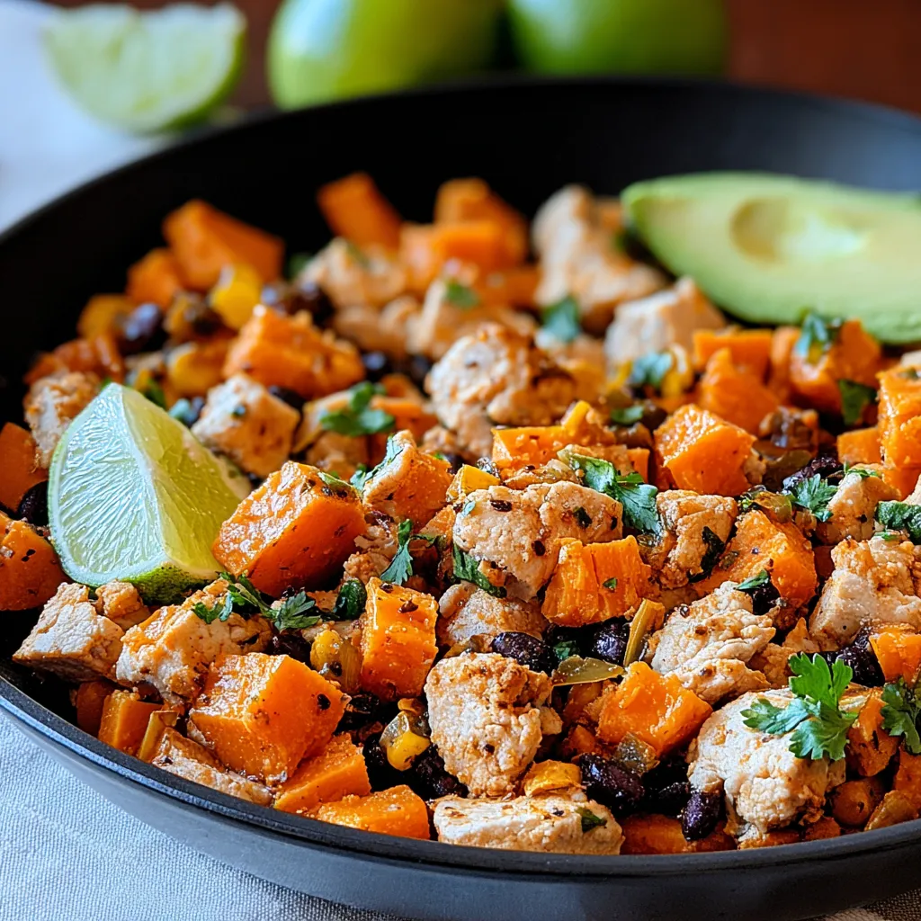 Turkey Sweet Potato Skillet