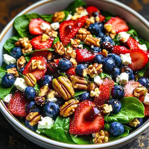 Strawberry Spinach Salad
